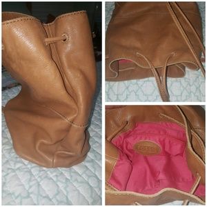 Fossil leather purse